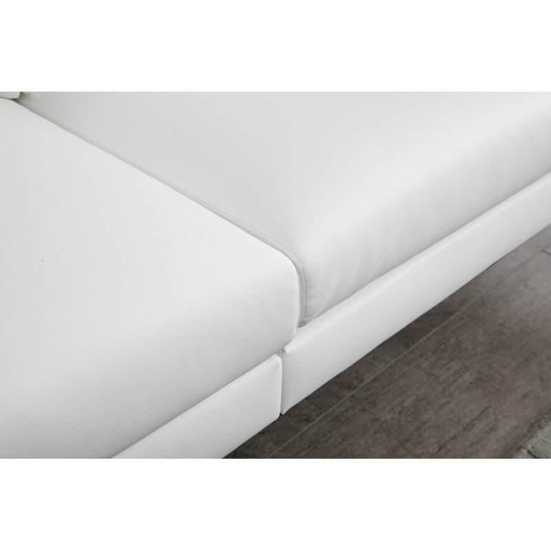 Wrought Studio Luzia 75" Faux Leather Pillow Top Arm Sofa & Reviews